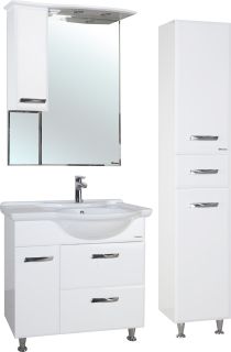 Пенал Bellezza Альдо 35см правый белый 4628904090017